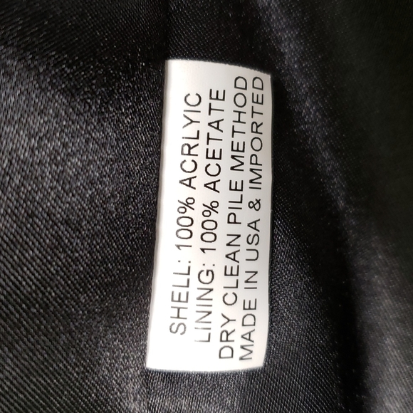 BLACK SHEARED BEAVER FAUX FUR HOODED PARKA - Picture 7 of 12